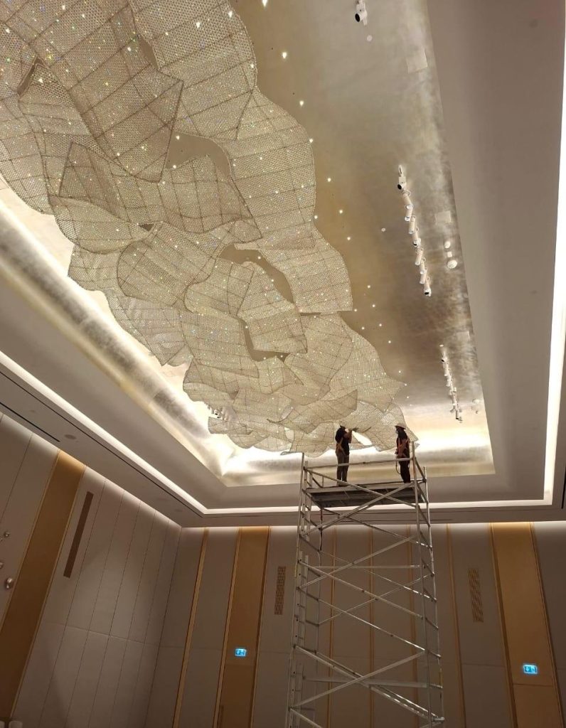 Chandelier Cleaning for Airports