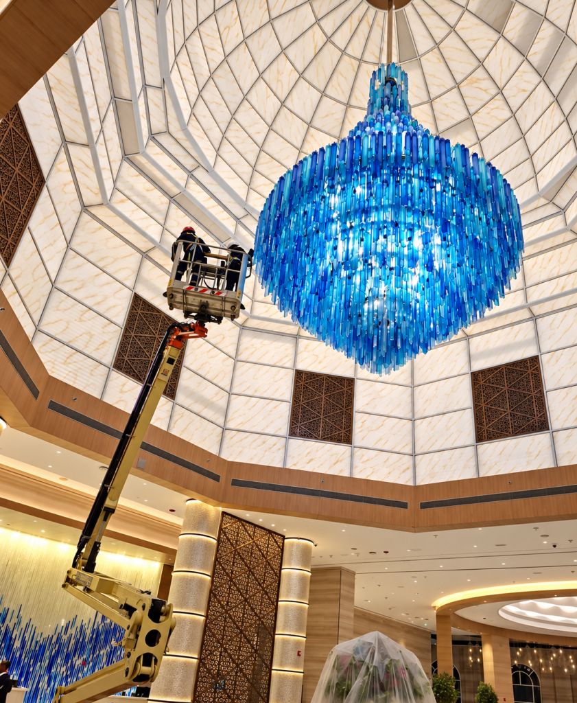 chandelier cleaning services in dubai